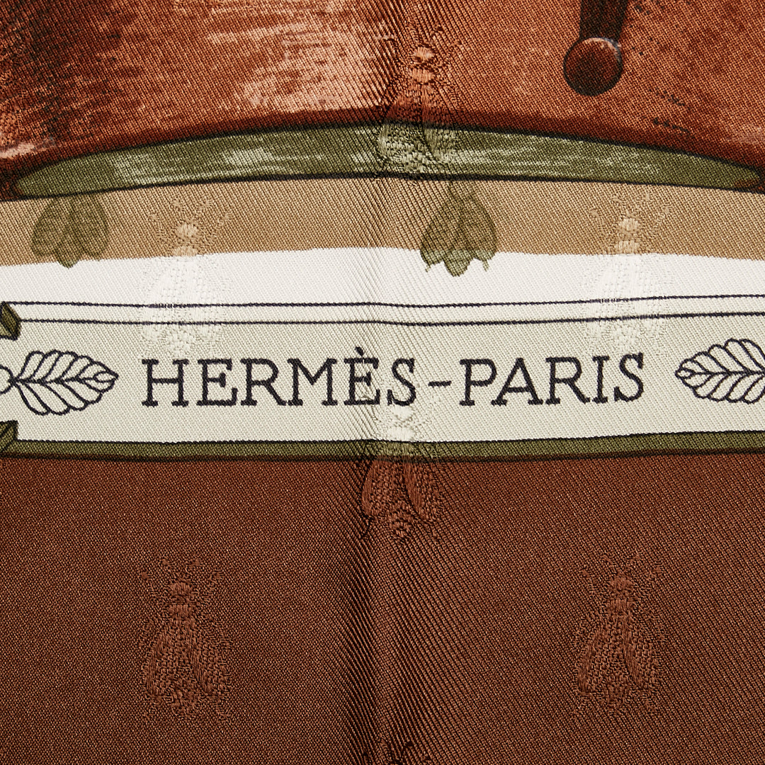 Hermes Silk Scarf