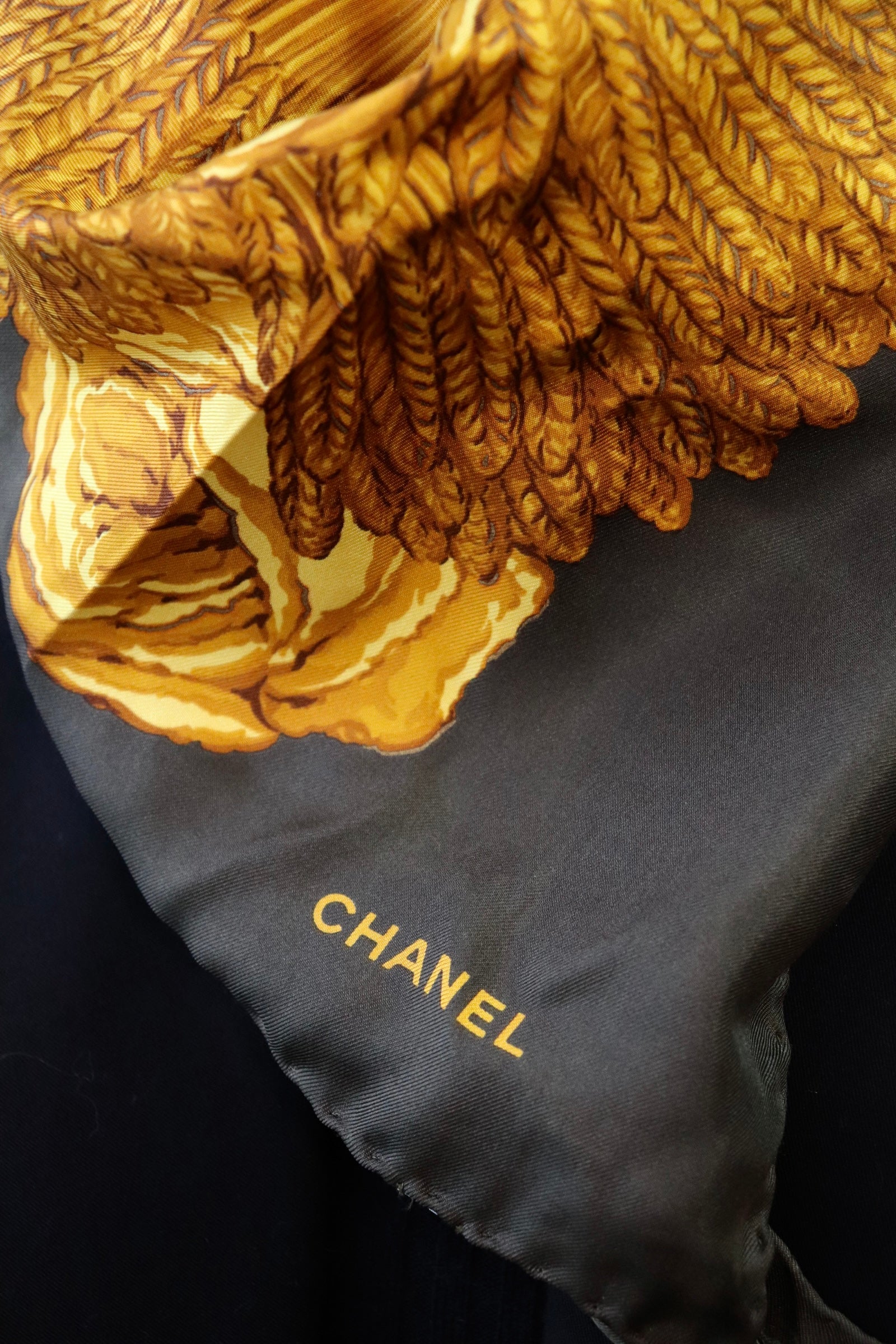 Chanel Silk Scarf- designer items vintage- Minimal Collective Official